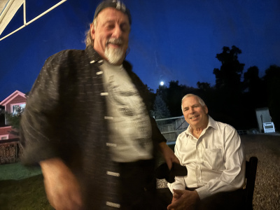 Dave and Jim after a show